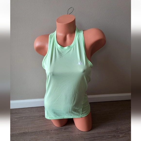 NWT Adidas Women's Athletic Training Tank Top Racer back Neon Green Size XS - Picture 1 of 5